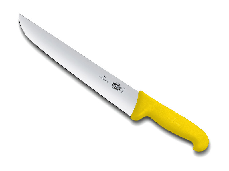 Couteau boucher Victorinox manche jaune - Lame 36 cm professionnelle