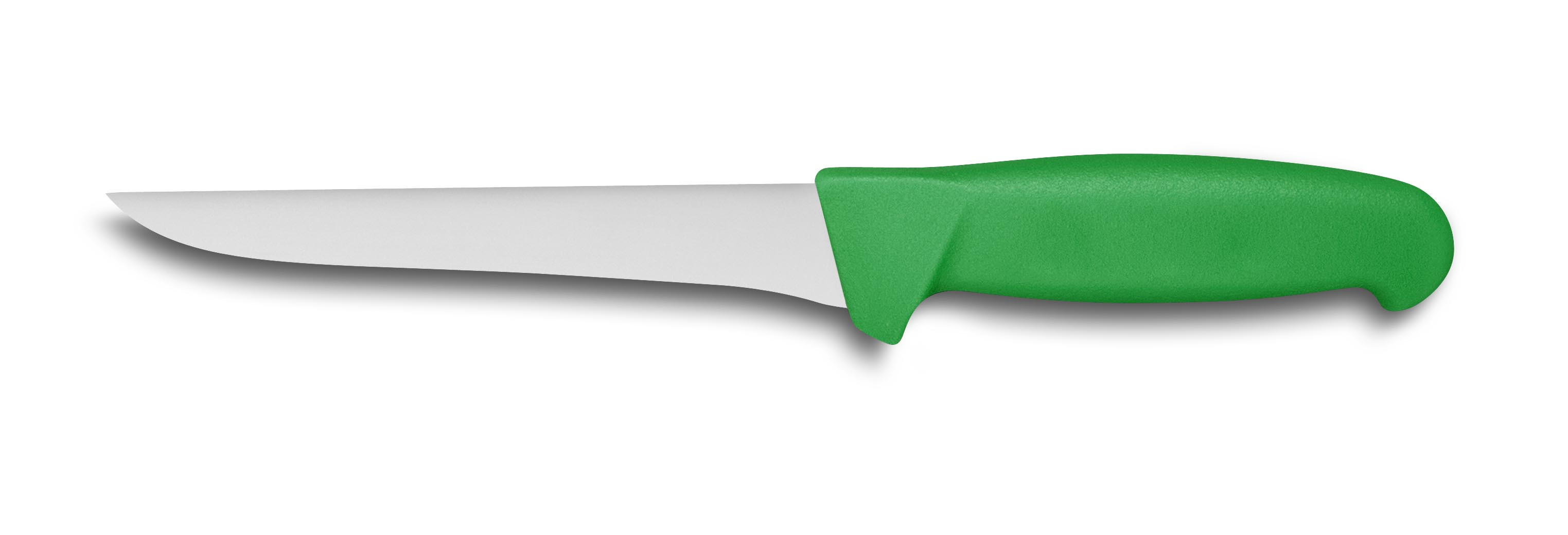 Couteau désosseur L2G - Lame droite 170mm - Manche vert surmoulé