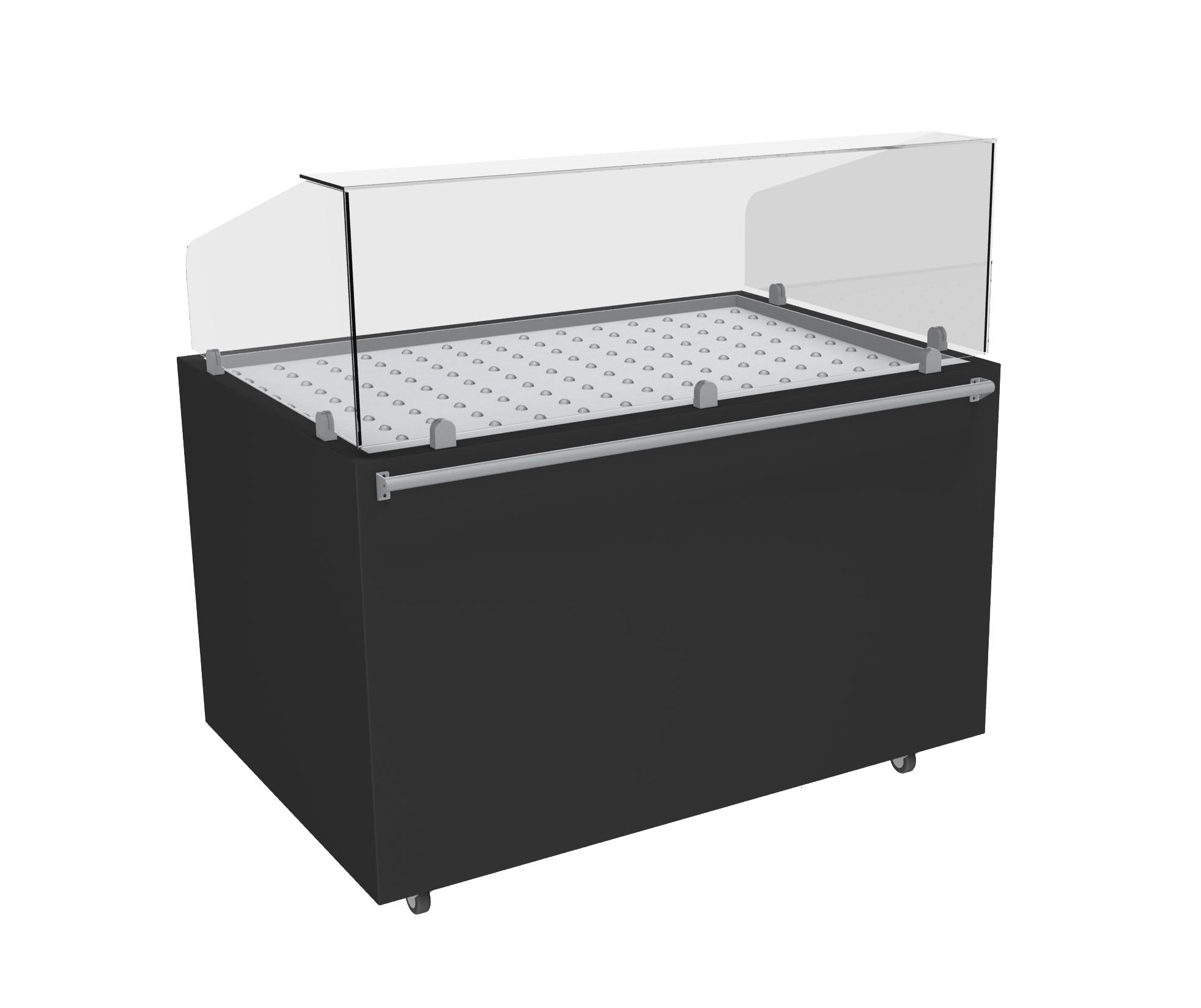 Meuble Poulets Traditionnel Chauffant 120°C - Vitrine Professionnelle