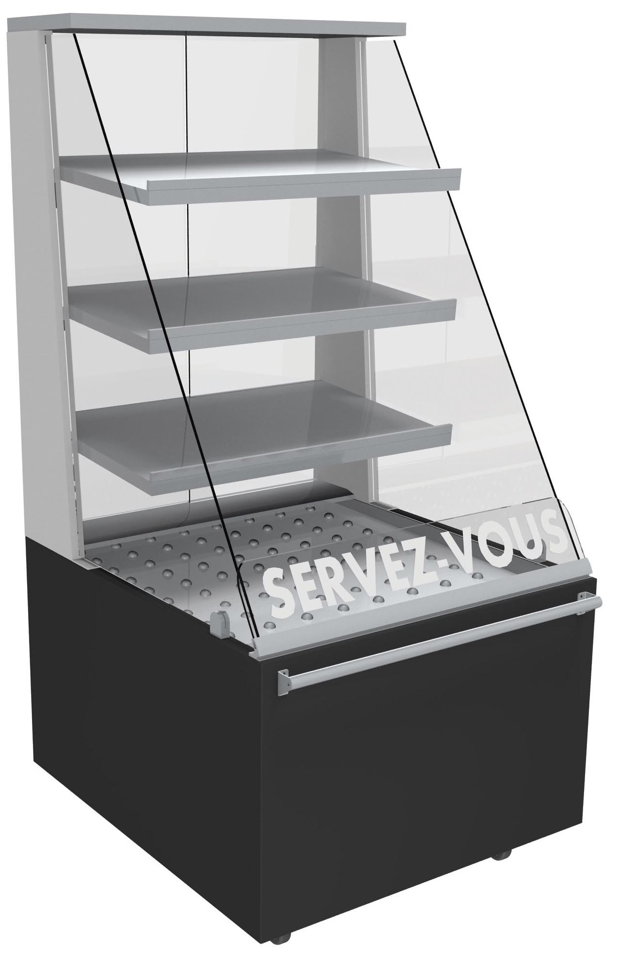 Tour de présentation poulets LS L2G - Vitrine chauffante rôtisserie