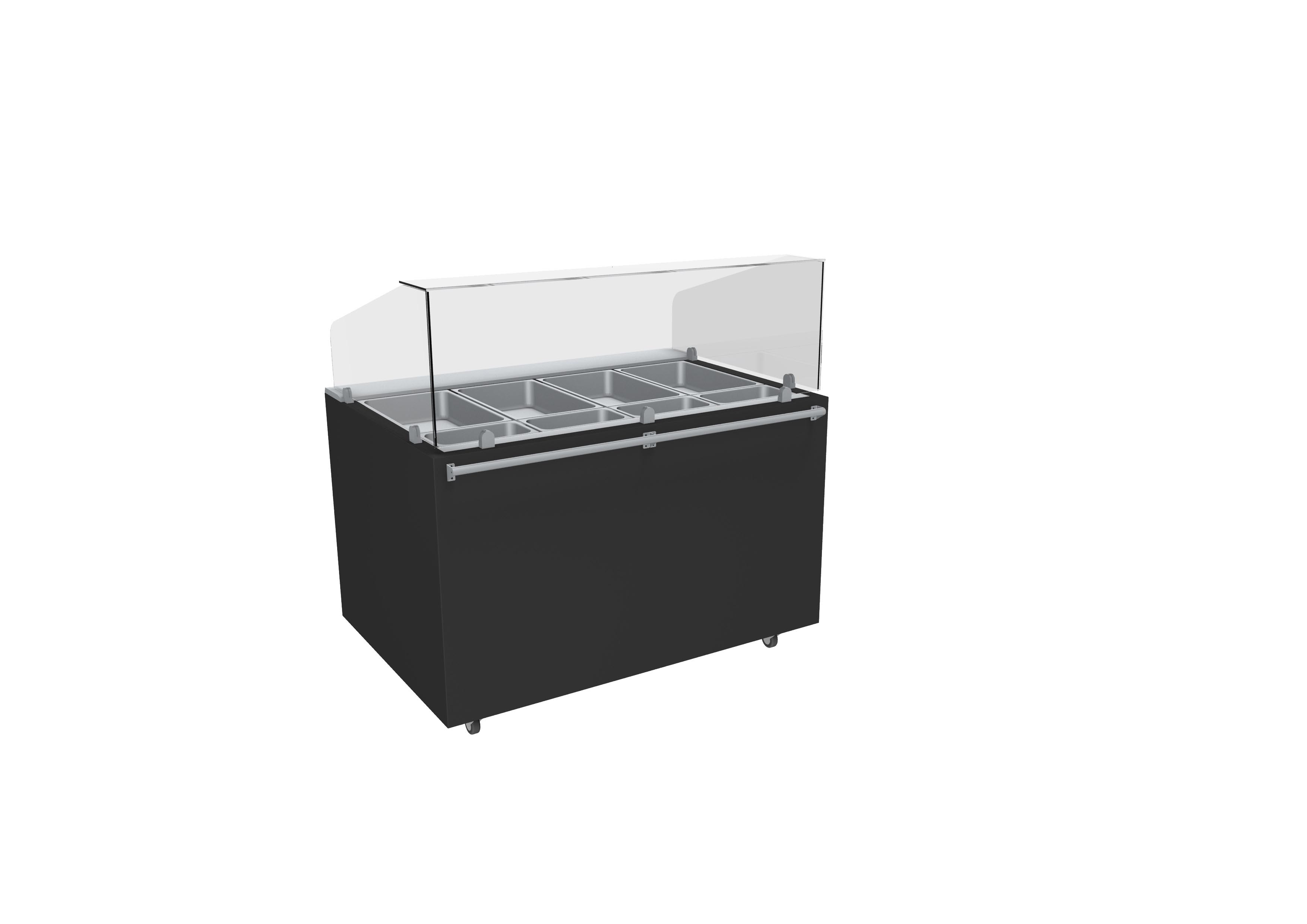 Meuble Bain-Marie L2G - Chauffant à eau 90°C pour service traditionnel