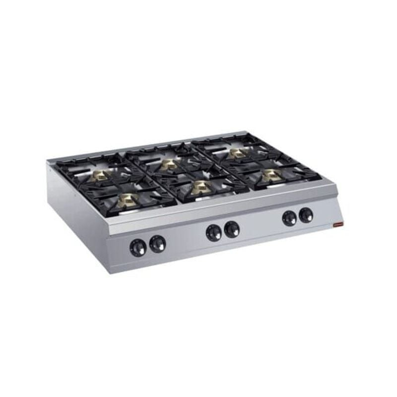 Cuisinière gaz DIAMOND 6 brûleurs - Technologie exclusive Flower Flame