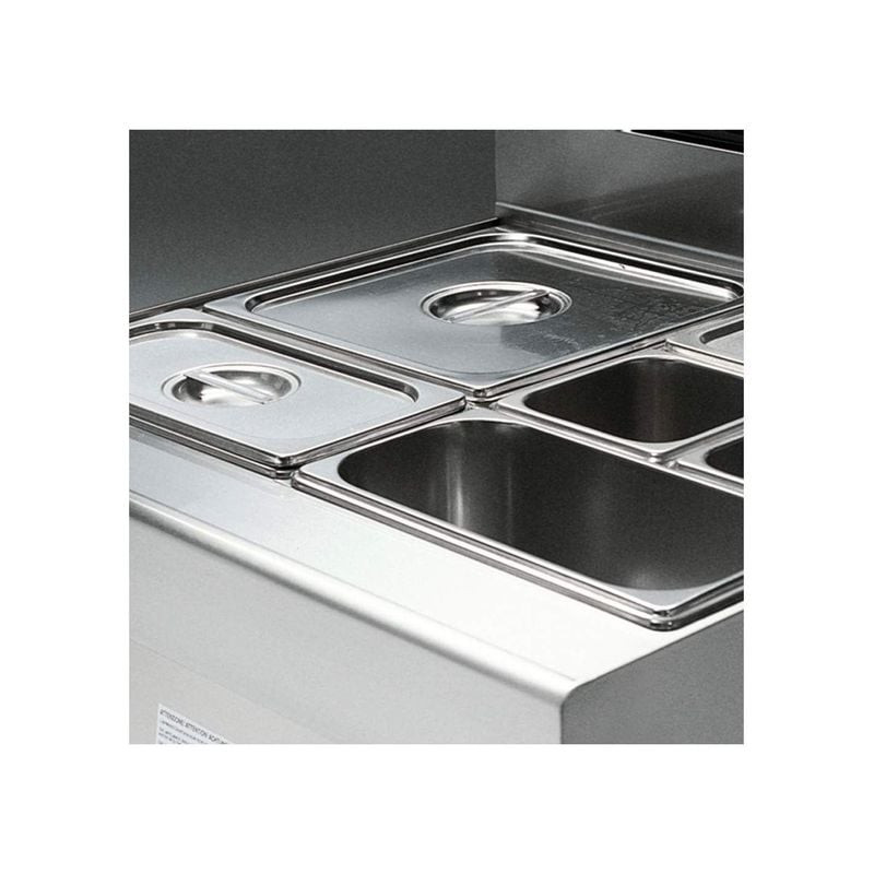 Bain-marie gaz DIAMOND 4 GN1/3 - Chauffage professionnel inox
