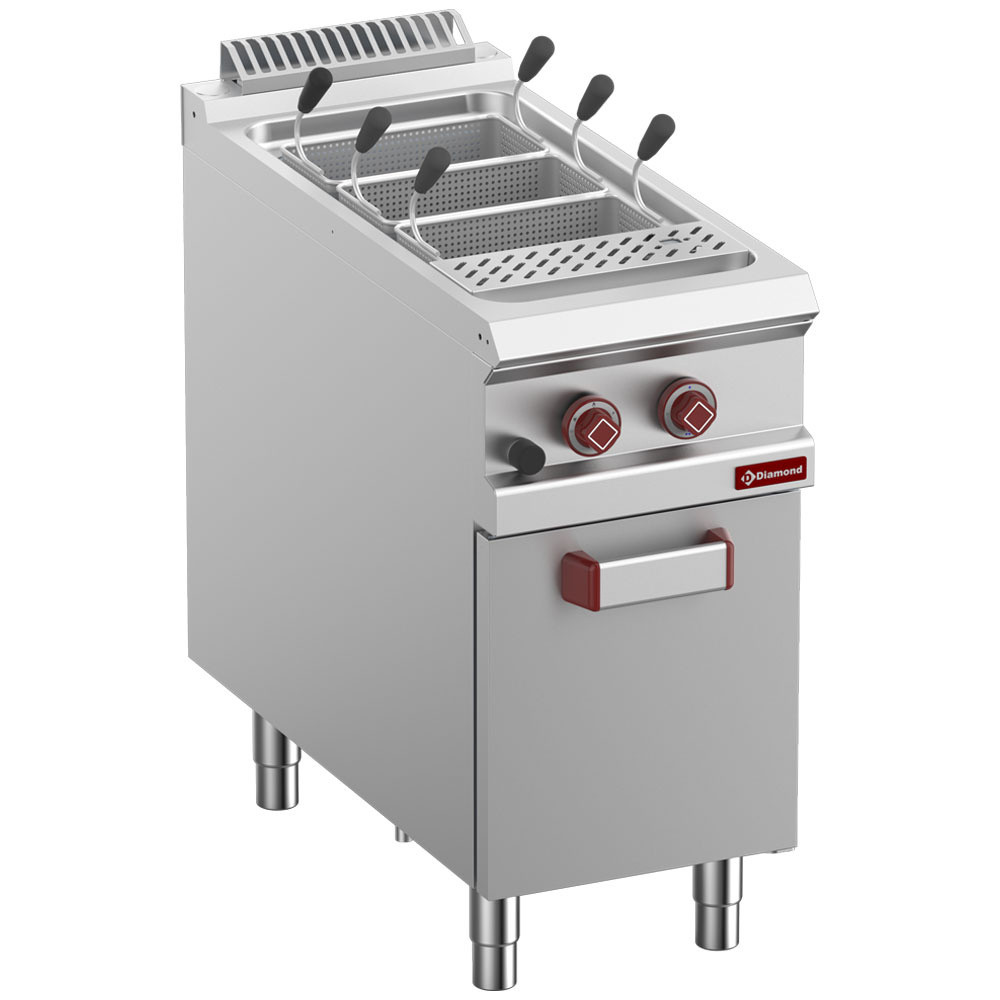 Cuiseur à pâtes gaz DIAMOND 40L - Cuve inox AISI 316 résistante au sel