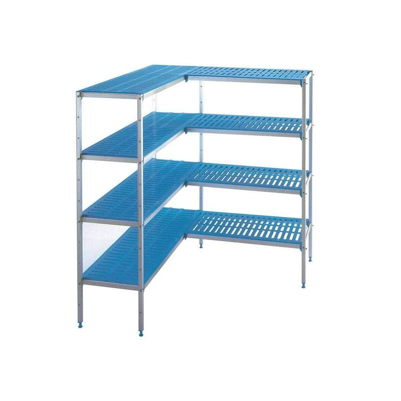 Rayonnage aluminium L 4 niveaux pour chambre froide C103A/BF Diamond