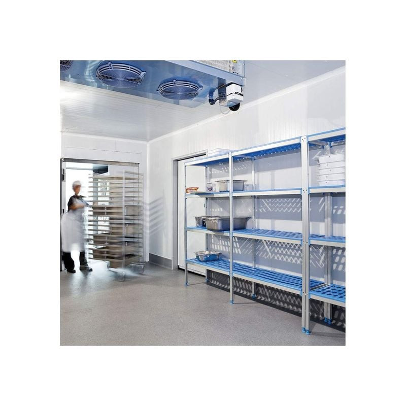 Rayonnage aluminium L 4 niveaux pour chambre froide C103A/BF Diamond