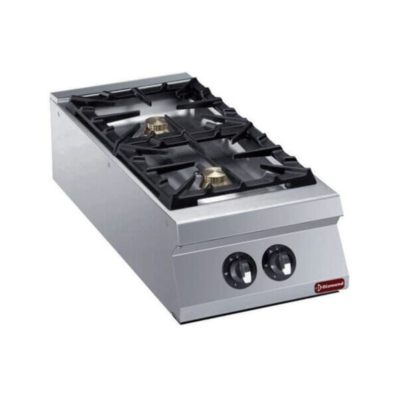 Cuisinière gaz 2 brûleurs DIAMOND - Technologie Flower Flame