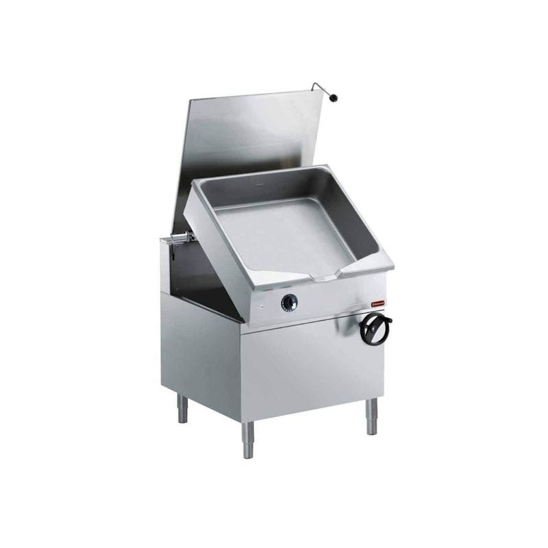 Sauteuse gaz basculante Duomat 100L DIAMOND - Cuve inox sur meuble