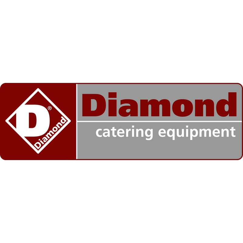 Plaque de cuisson gaz Diamond TOP - Surface rainurée pour cuisines pro