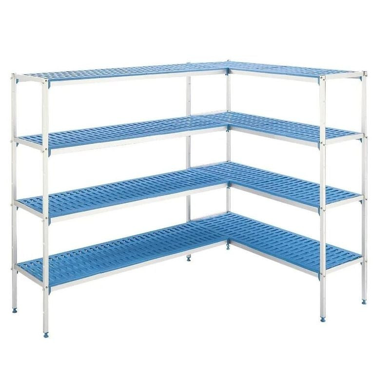 Kit rayonnages aluminium DIAMOND MaxiCold pour C1810/XPM - 4 niveaux