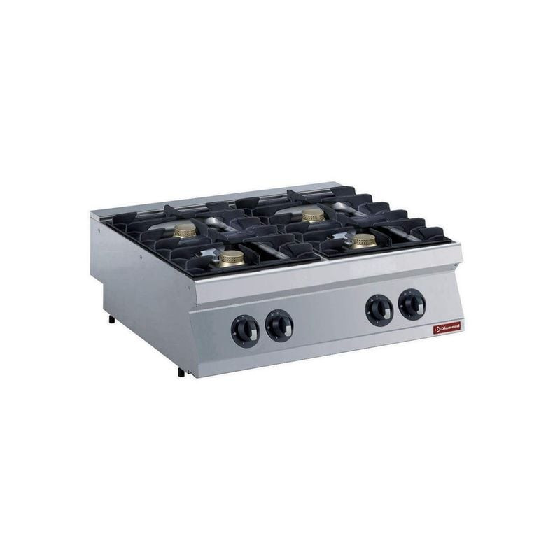 Cuisinière gaz DIAMOND 4 feux 5,5 kW - Performance professionnelle