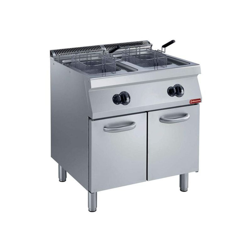 Friteuse gaz Diamond 2x15L - Cuves en Y et brûleurs extérieurs