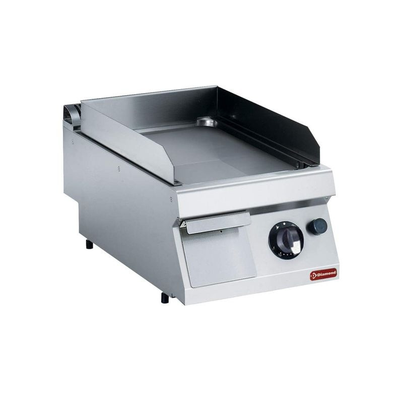 Plaque gaz DIAMOND TOP - Surface lisse professionnelle pour cuisines