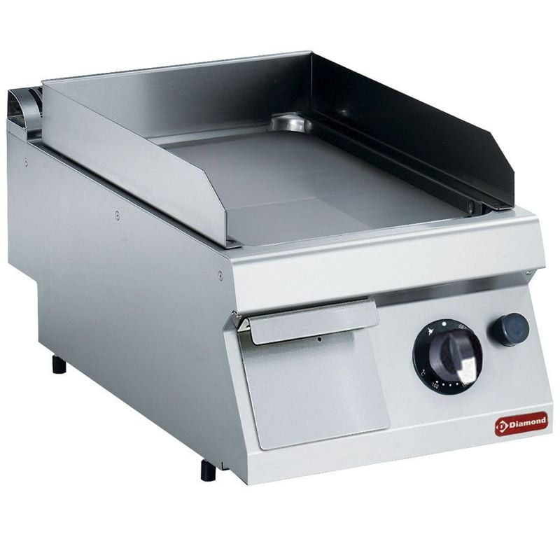 Plaque gaz DIAMOND TOP - Surface lisse professionnelle pour cuisines