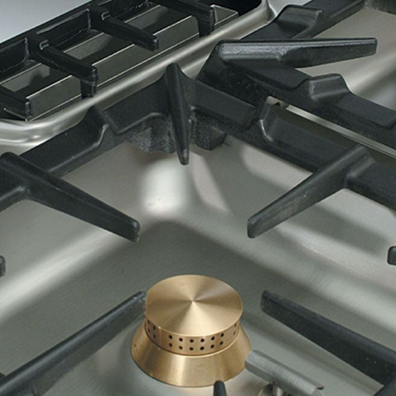 Fourneau professionnel DIAMOND 4 brûleurs et four gaz GN 2/1 - Cuisine