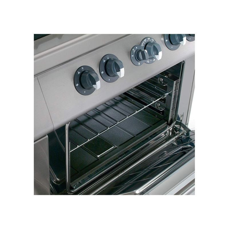 Fourneau gaz DIAMOND 4 brûleurs + four GN 2/1 POWERFUL - Cuisine pro