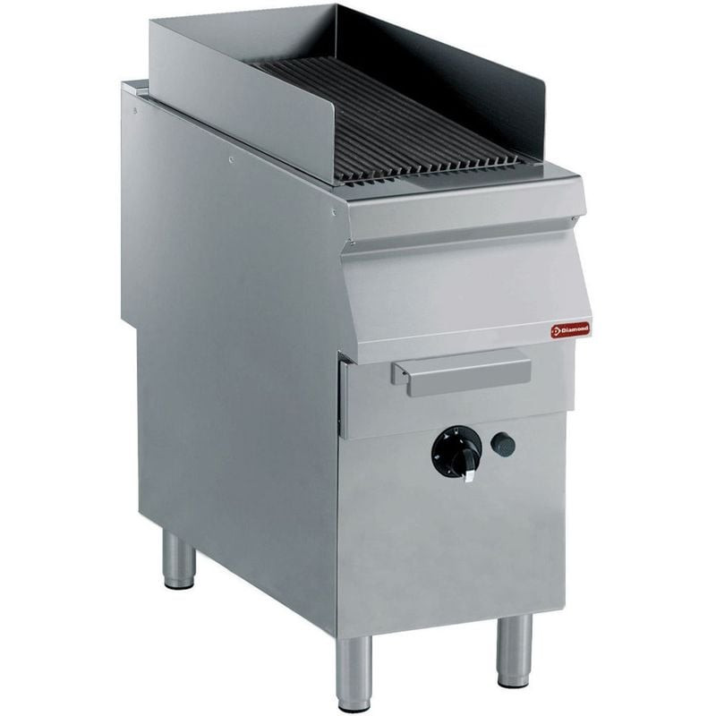 Grill gaz DIAMOND - Grille fonte réversible pour viande et poisson