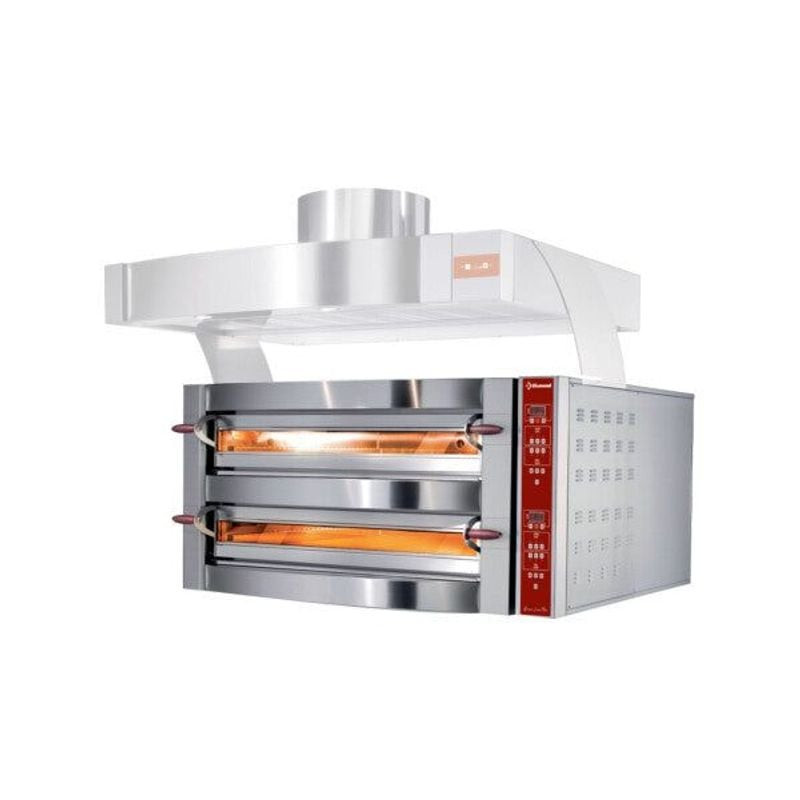 Four électrique DIAMOND 2 chambres - 12 pizzas Ø350 mm - Professionnel