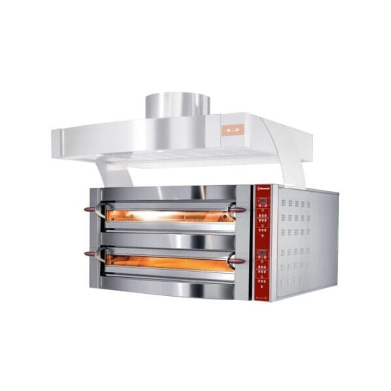 Four électrique DIAMOND 2 chambres - 12 pizzas Ø 350 mm