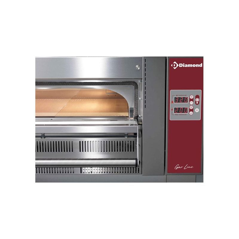 Four à gaz DIAMOND 4 pizzas Ø 350 mm - Cuisson professionnelle rapide