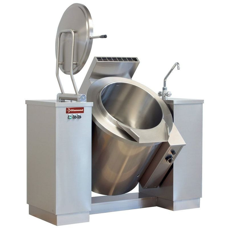 Marmite basculante gaz DIAMOND 100L - Chauffage indirect professionnel