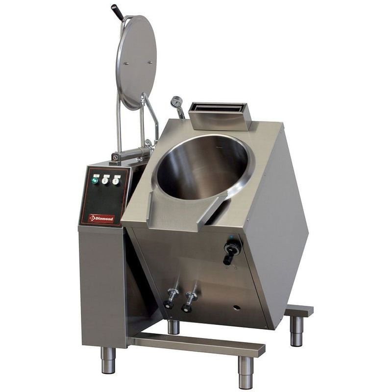 Casserole basculante à gaz 50L DIAMOND - Chauffage indirect pro