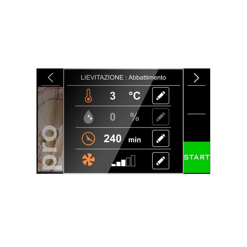 DIAMOND Table blast-freezing TOUCH SCREEN 6x GN1/1 - Écran tactile pro