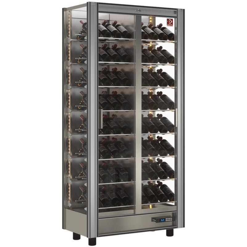Vitrine à vin réfrigérée DIAMOND Lt. 530 - Modulable et à passage