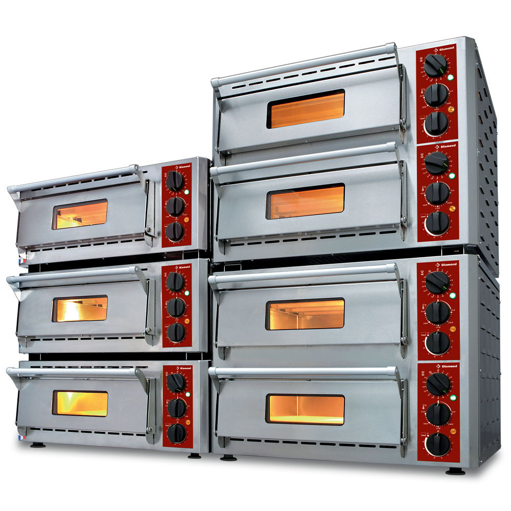 Kit de superposition Diamond pour fours Pizza Quick - Hauteur +25 mm