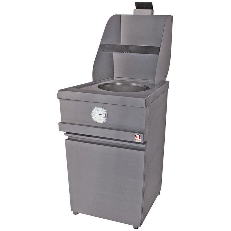 Friteuse gaz DIAMOND HEAVY DUTY - Cuve ronde 13L - Production 50kg/h