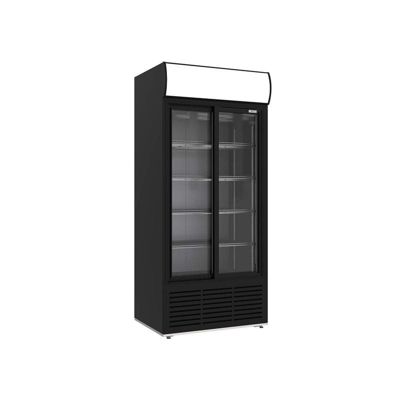 Vitrine boissons DIVERSO 783L - Portes coulissantes avec éclairage LED