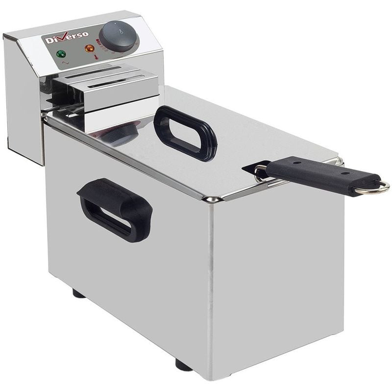Friteuse de table DIVERSO 4L - Professionnelle compacte en inox