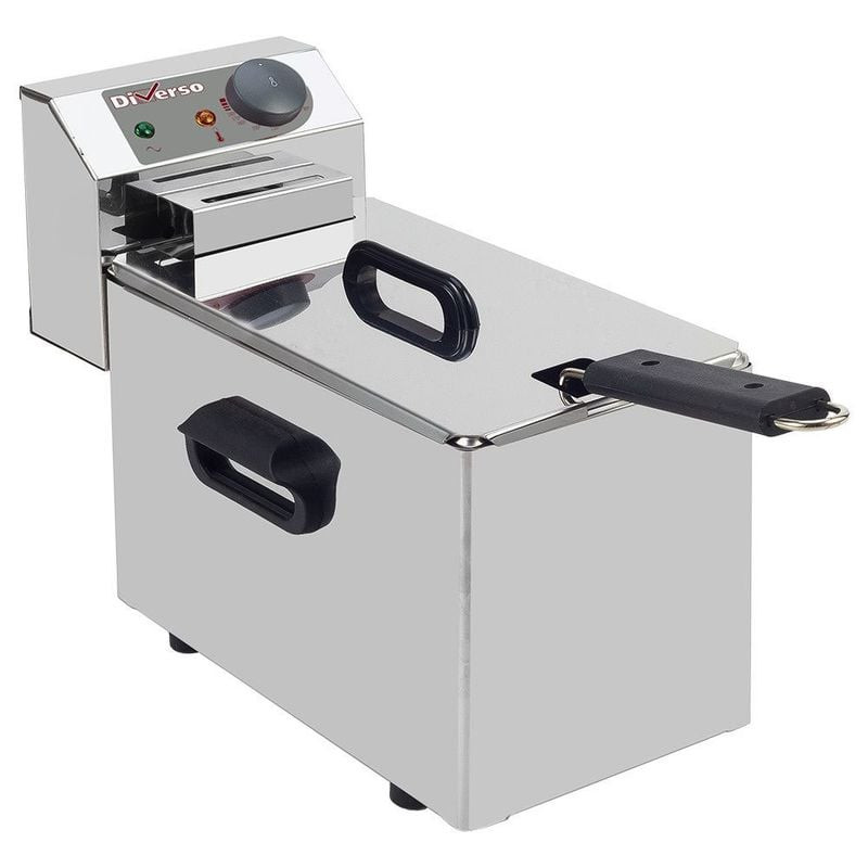 Friteuse de table DIVERSO 4L - Professionnelle compacte en inox