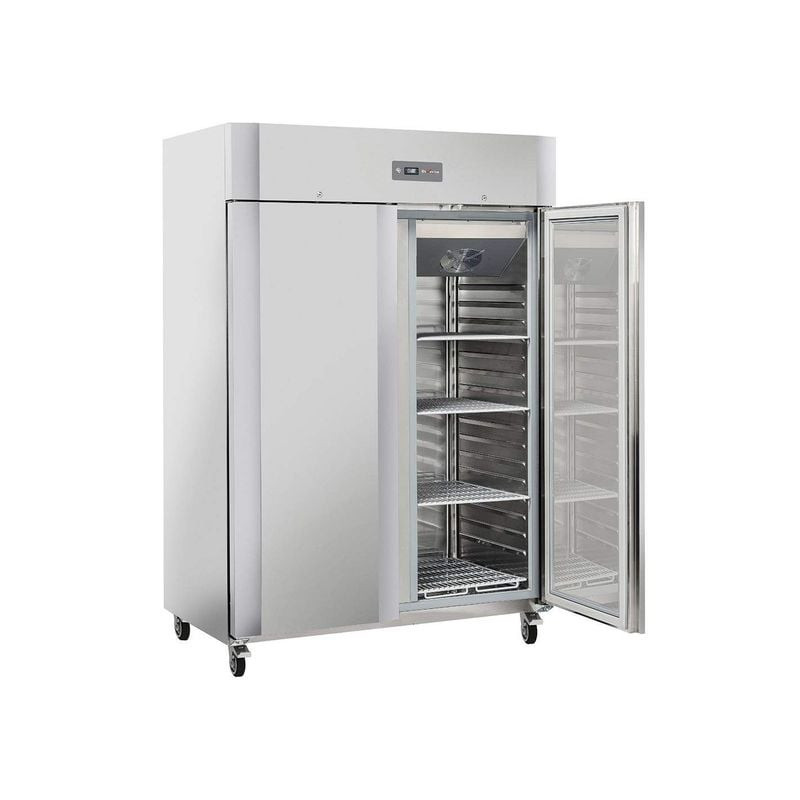 Congélateur ventilé DIVERSO 1200L 2 portes - Roues avec freins