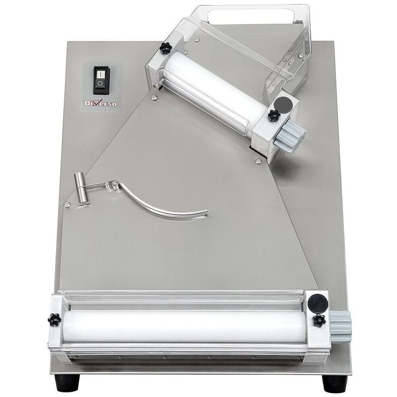 Rouleau à pizza DIVERSO Ø 400 mm, 2 rouleaux en acier inoxydable