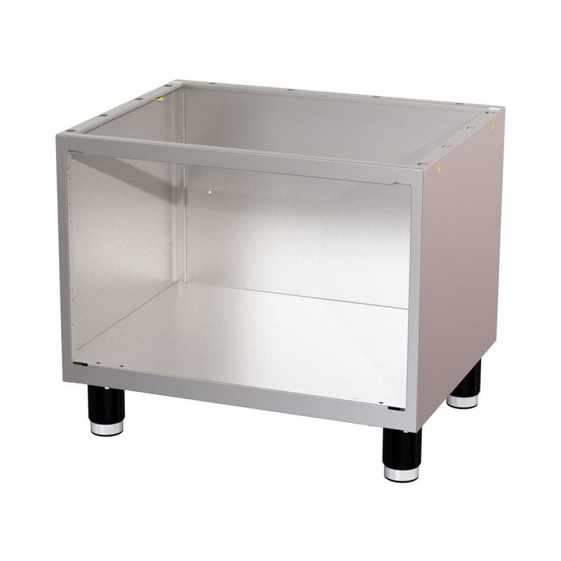 Meuble support inox 660 mm DIVERSO - Support professionnel sans portes