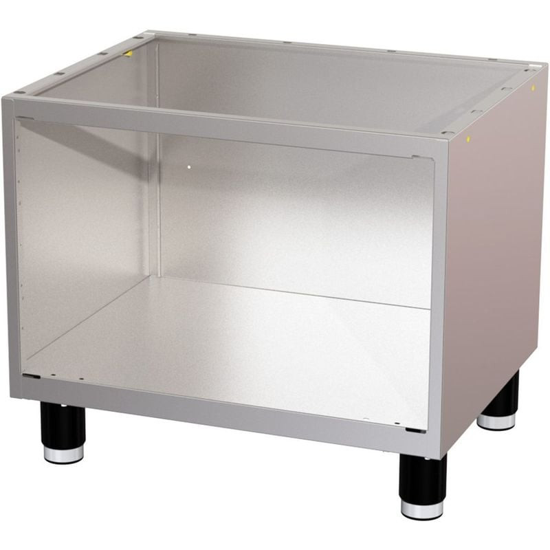 Meuble support inox 660 mm DIVERSO - Support professionnel sans portes