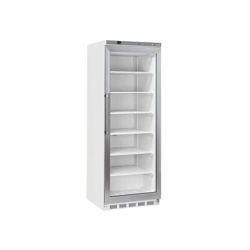 Armoire congélateur DIVERSO 400L blanc - Porte vitrée statique