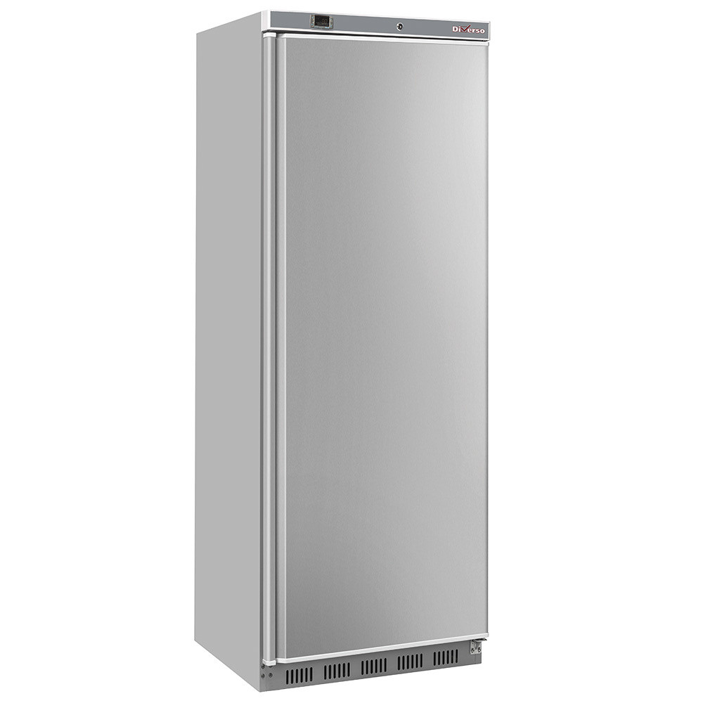 Réfrigérateur ventilé DIVERSO 400L inox - Classe D - Professionnel