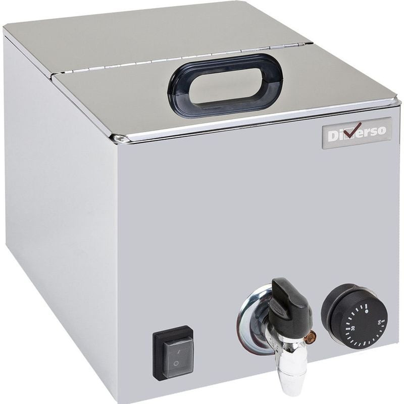 Chauffe-aliment électrique DIVERSO GN 1/2 - 150 mm | Thermostat 90°C
