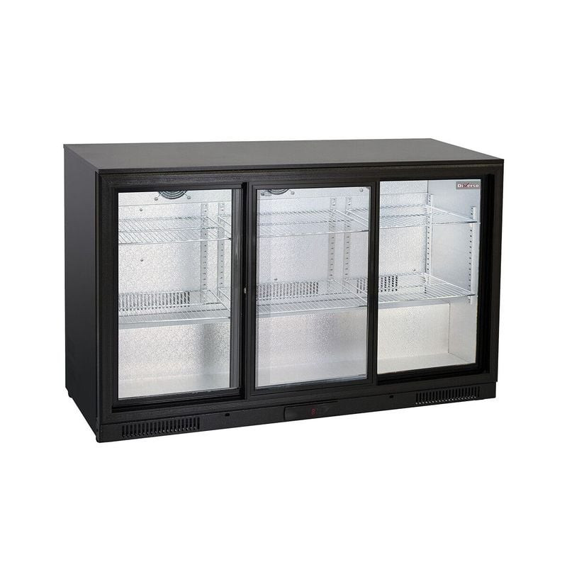 Refroidisseur ventilé DIVERSO - 3 portes vitrées coulissantes