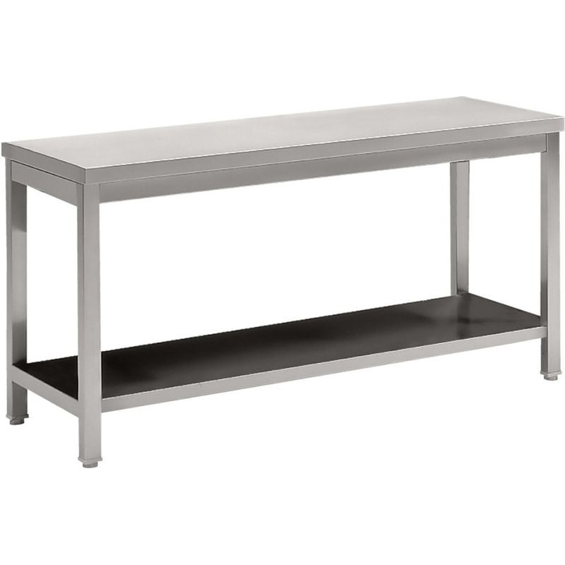 Table de travail ECO DIVERSO avec tablette inférieure - Robuste