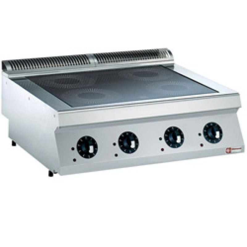 Cuisinière DIAMOND 4 foyers induction - Cuisson professionnelle rapide