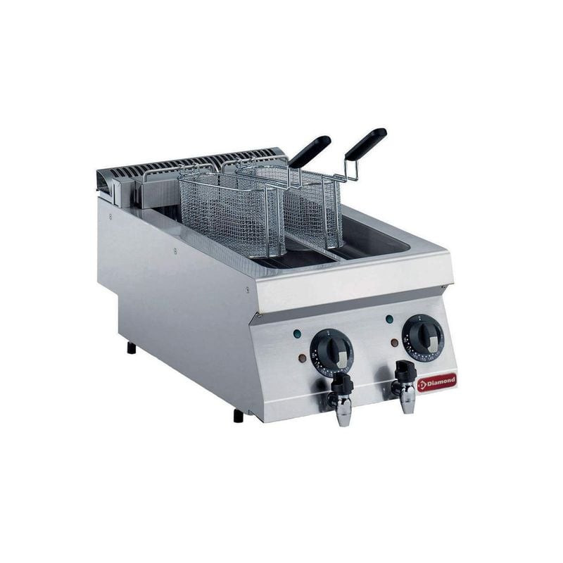 Friteuse DIAMOND TOP 2 cuves 5L - Professionnelle et puissante 9kW