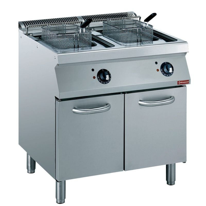 Friteuse DIAMOND double cuve Y 2x15L - Éléments chauffants externes