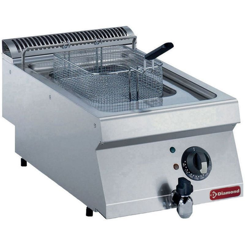 Friteuse électrique DIAMOND 7L - Cuve en Y avec chauffage externe