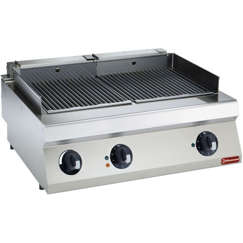 Grill électrique HP 800mm DIAMOND - Surface cuisson 27,6 dm² pour pros