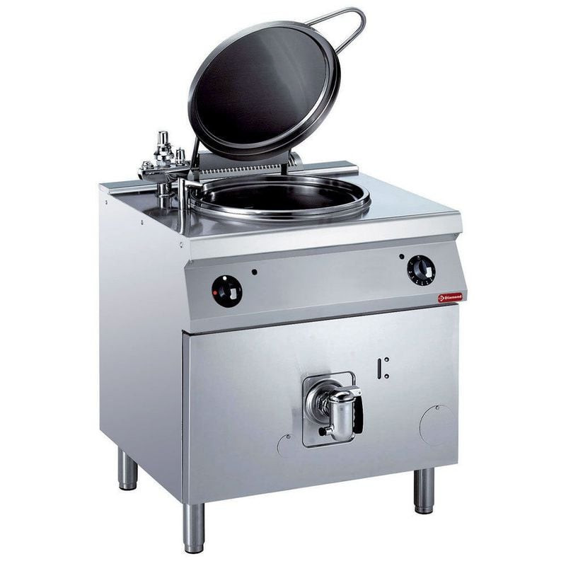 Marmite ronde électrique DIAMOND 60L - Chauffage indirect sur meuble