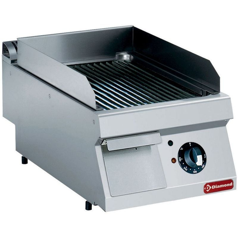 Plaque de cuisson électrique rainurée DIAMOND - Professionnelle 4,5 kW