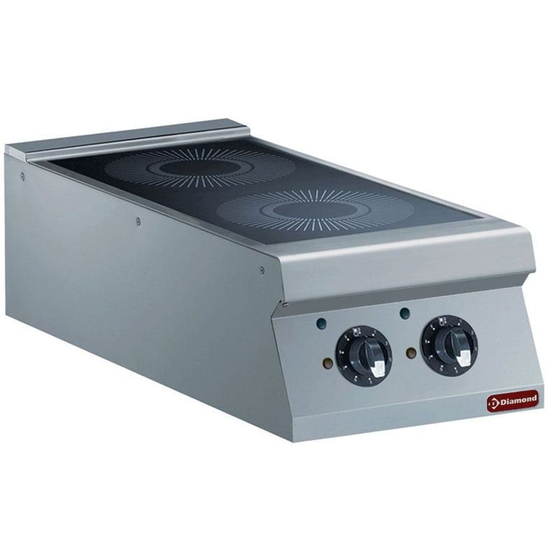 Cuisinière induction DIAMOND - 2 zones 5 kW - Top professionnel